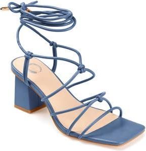 Journee Collection Harpr Heeled Sandal in Blue at Nordstrom Rack, Size 7
