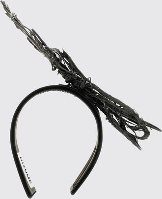 Comme Des Gar&ccedil;ons Embroidered Velvet Rigid Headband