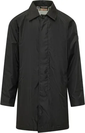 Burberry Black Polyamide Car Coat