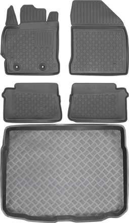 OEM Juego De Alfombrillas Para Coche Y Maletero Para Toyota Auris Ii Hatchback (2012-2018)
