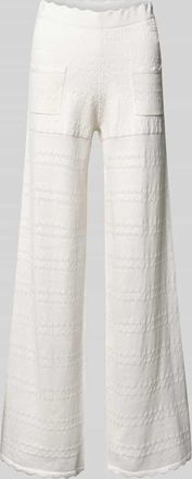 Oh April Strickhose mit Eingrifftaschen Modell Aurea in Offwhite, Gr&ouml;&szlig;e XL