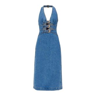 Cult Gaia Estelle Denim Jurk - Dames - Casual kleedjes - Blauw - 3XS - Denim - Kleedjes