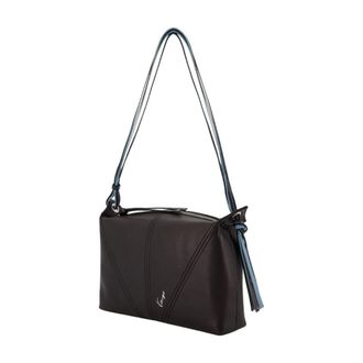 Kenzo Leather Shoulder Bag - Black
