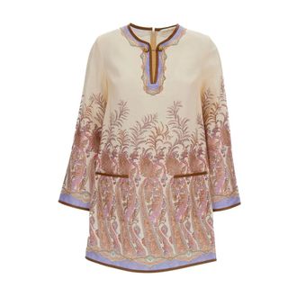 Zimmermann Tunics, female, Multicolor, Size: XS Tunic Dress