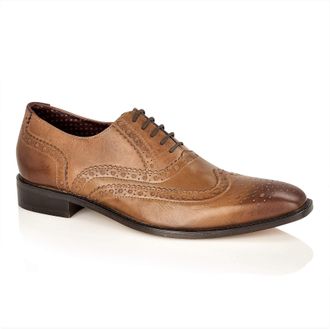 London Brogues Chad Chestnut UK 7