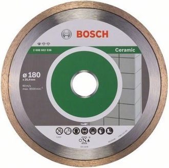 Bosch Est&aacute;ndar De Placa De Corte De Diamantes Para Cer&aacute;mica. 180 X 25