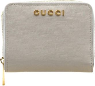 Gucci Gray Purple Leather Wallet (Bi-Fold) (Pre-Owned)