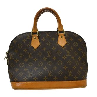 Louis Vuitton Alma Monogram Brown Canvas Handbag (Pre-Owned)