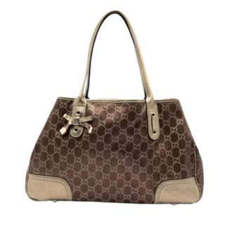 Gucci Pre-owned Handbags, female, Brown, Size: ONE SIZE Pre-owned Tote Bag