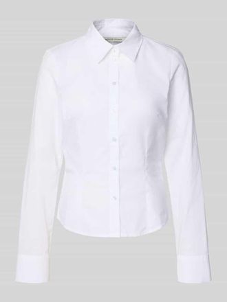 Tom Tailor Denim Schmale Hemdbluse aus reiner Baumwolle in Weiss, Gr&ouml;&szlig;e XS