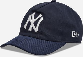 New Era New York Yankees MLB Cooperstown Cord 19TWENTY Adjustable Cap Navy