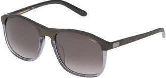 Lozza SL1845H 0ANB Mens Sunglasses Clear Size 55