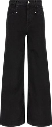 Isabel Marant Lemony Jeans - Dames - Loose Fit Jeans - Zwart - 2XS - Katoen - Jeans
