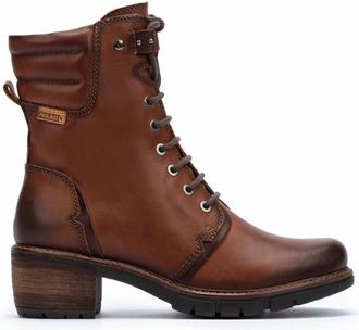 Pikolinos San Sebasti&aacute;n Dames Enkellaars - Dames - Laarzen met Hak - Bruin - 36 EU - Leer - Schoenen