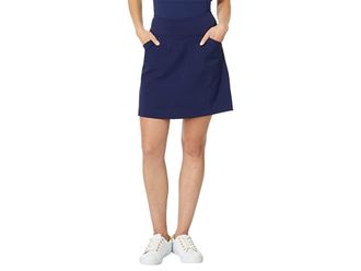 Lilly Pulitzer Monica Skort UPF 50+ Womens Skort True Navy : 8 17, Spandex/Polyester