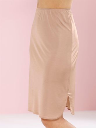 Nina Von C. Unterrock NINA VON C., Damen, Gr. 38, braun (camel), 81% Viskose, 19% Polyester, unifarben, R&ouml;cke Unterrock