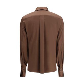 Brunello Cucinelli Silk Blouse - Brown