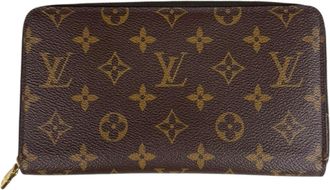 Louis Vuitton Monogram Brown Monogram Monogram Long Wallet (Bi-Fold) (Pre-Owned)