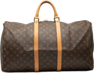 Louis Vuitton Pre-owned Weekend Bags, female, Brown, Size: ONE SIZE Pre-owned Travel Bag