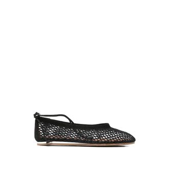 Forte_Forte Ballerinas, female, Black, Size: 10 US Mesh Ballet Flat