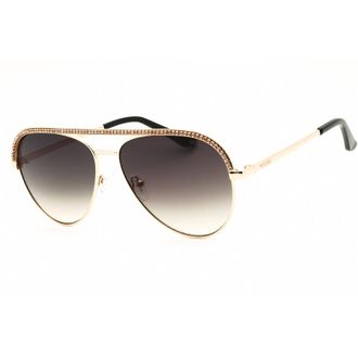 Guess Green Gradient Pilot Ladies Sunglasses GU00271 32P 60