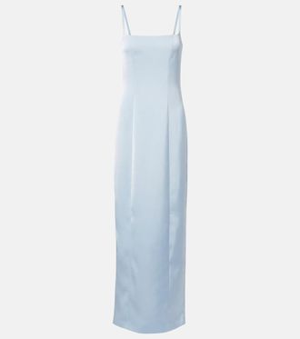Rotate Satin maxi dress
