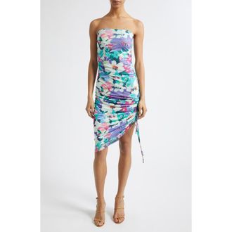 Ramy Brook Giovanna Strapless Dress in Garden Mesh at Nordstrom, Size Xx-Small