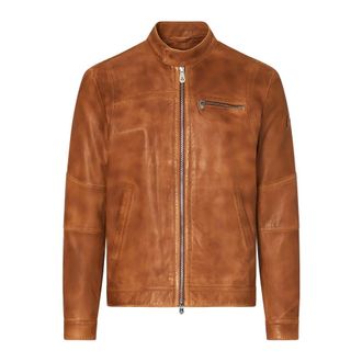 Peuterey Saguaro Jacket - Heren - Leren en Su&egrave;de Jassen - Bruin - L - Leer - Jassen