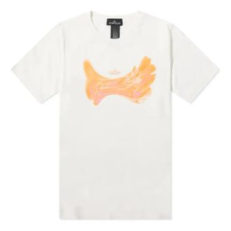 Stone Island Shadow Project Neo Floral Print T-shirt Natural 76192011B-V0099