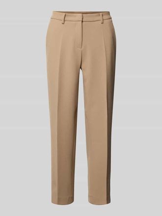 Cambio Cambio Stoffhose mit B&uuml;gelfalte Modell KRYSTAL in Camel, Gr&ouml;&szlig;e 38