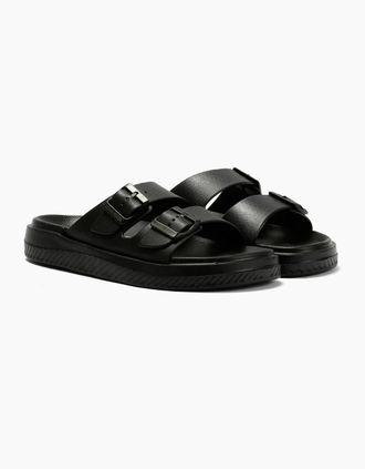 Original Penguin Mens Penguin Playa Mens Black Sandals - Size: 10