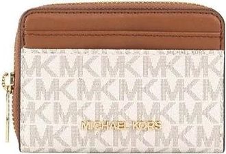 Michael Kors Tarjetero con cremallera Jet Set Travel Medium con logo - Accessories - Mujer - Beige - ONE SIZE