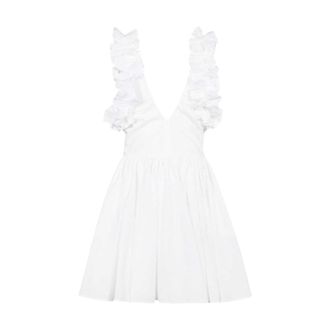 Msgm Mini Abito - - Dresses - Donna - Bianco - L