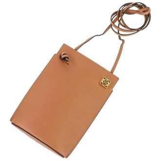Loewe Brown Leather Pochette Pouch (Pre-Owned)