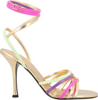 Valentino Rockstud Strappy Sandal - Dames - Sandalen met hakken - Veelkleurig - 35 EU - Leer - Schoenen