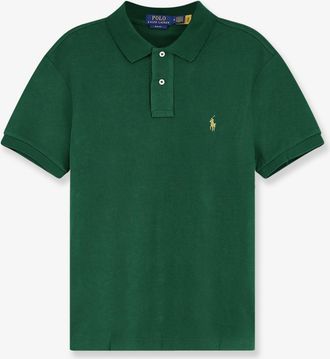 Ralph Lauren Polo in cotone con ricamo logo frontale - POLO RALPH LAUREN - gender_Man