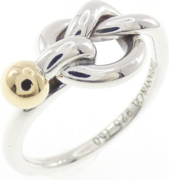 Tiffany & Co. Yellow Gold (18K) Silver 925 Band Ring (Pre-Owned)