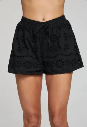 Chaser Paseo Shorts In Black Onyx