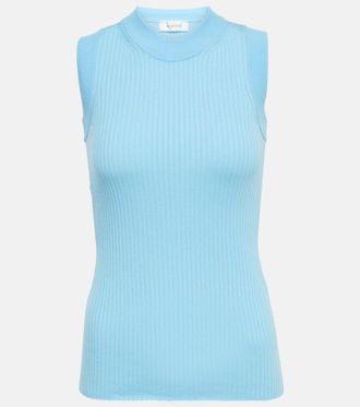 Sportmax Nido ribbed-knit cotton tank top