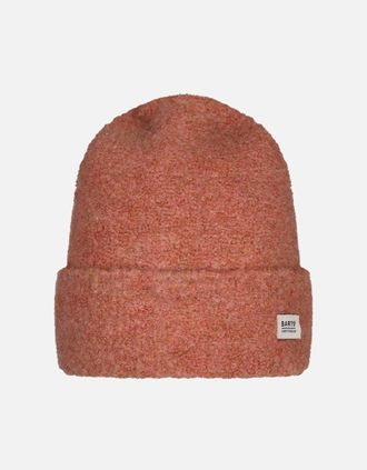 Barts Womens Barts Womens Altei High Turn Up Knittted Beanie - Orange - Size: ONE size