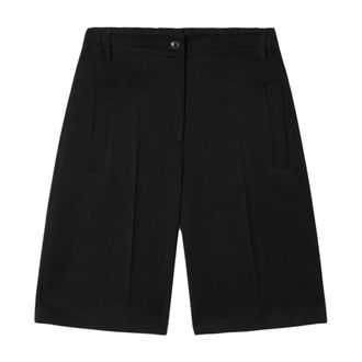 Oltre Dames, Korte broeken, Zwart, Maat: 2XL Leer