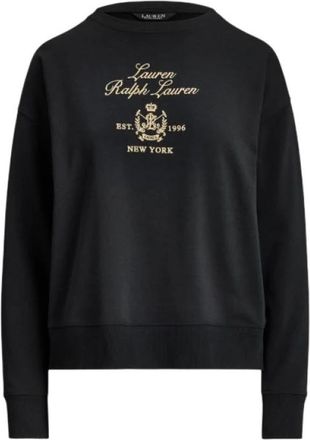 Ralph Lauren Sweatshirt - Dames - Sweatshirts - Zwart - L - Katoen - Hoodies & sweatvesten