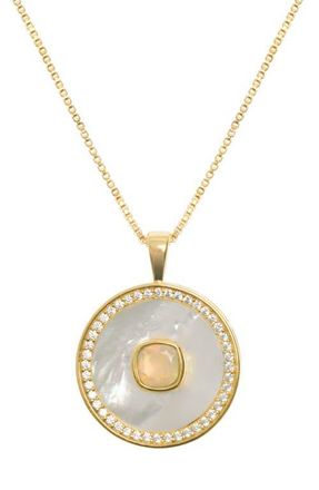 Freya Rose Opal Mother Of Pearl Necklace at Nordstrom, Size 9.25