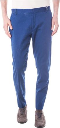 Daniele Alessandrini Jeans - Heren - Slim Fit Broeken - Blauw - 2XS - Katoen - Broeken