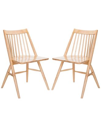Safavieh Set Of 2 Wren Spindle Dining Chairs