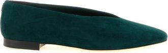 Jimmy Choo London Margot Flat - Dames - Ballerinas - Groen - 36 1/2 EU - Su&egrave;de - Schoenen