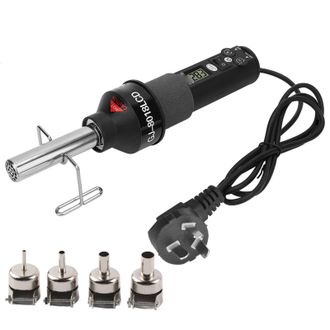 OEM Pistola De Calor Port&aacute;til Gj8018lcd De 450 W Con Pantalla Lcd Y Control Digital De Temperatura