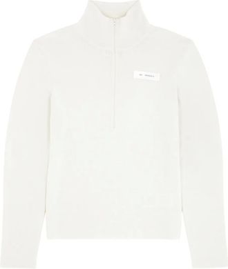 Maison Margiela Maglione con collo rialzato e zip - Toni neutri