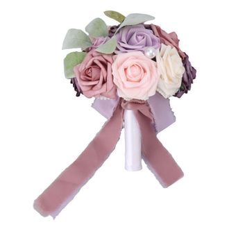 OEM Ramo De Flores Artificiales Hechas A Mano, Colores Vibrantes, Estilo Elegante, Ideal Para Bodas, Fiestas, Oficinas Y Jardines