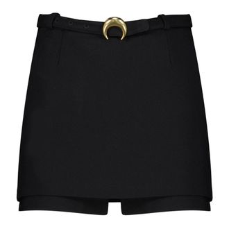 Marine Serre Mini Jupe-Short - female - Marine Serre - Short Skirts - Black - M - Skirts